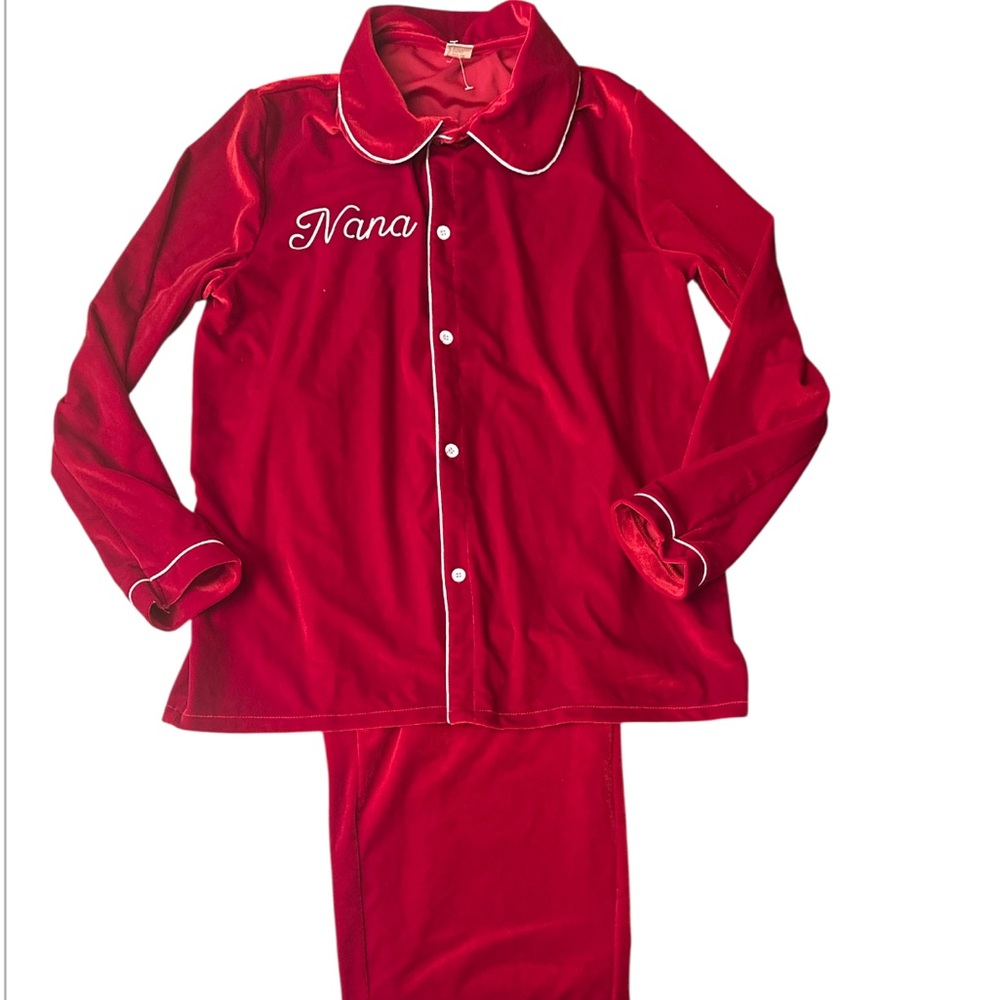 KIDS TALES velvet “NANA” pajamas